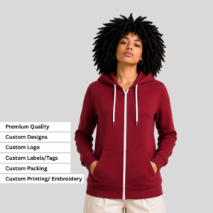 Custom Women’s Premium Zip Pullover Hoodie